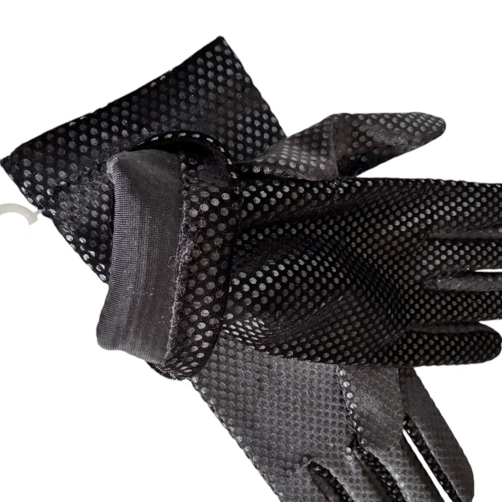 Isotoner Black Stretch Dress Gloves